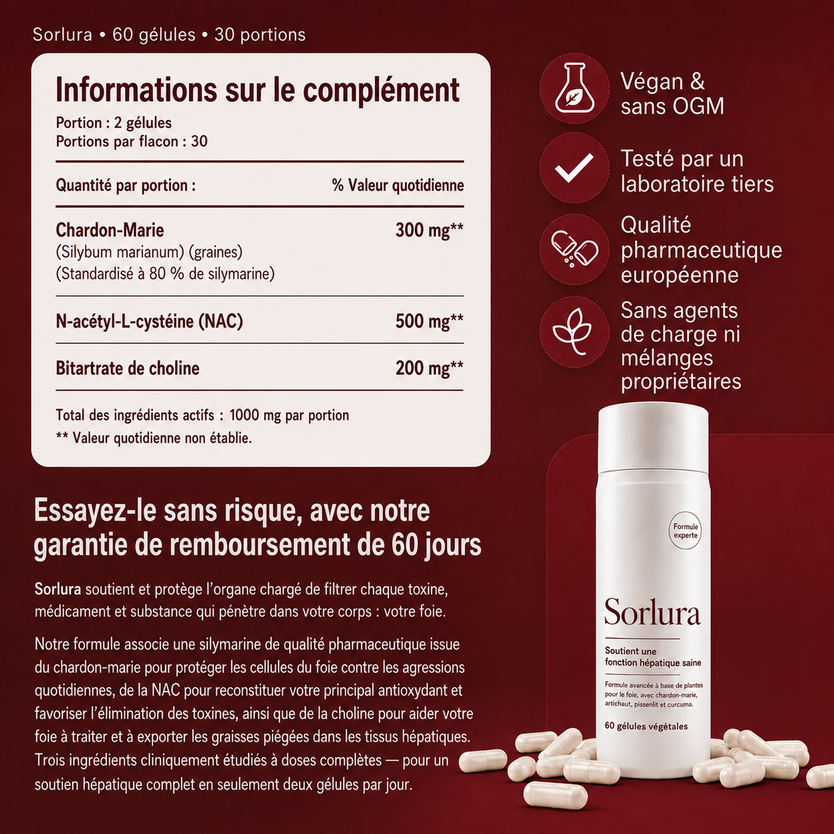 Foie Léger — Soutien et récupération du foie par Sorlura™