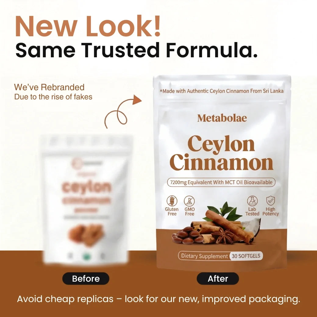 Cannelle de Ceylan 7200 mg, équivalent à de l'huile TCM 1